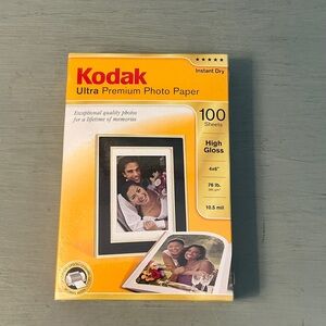 Kodak Ultra Premium Photo Paper High Gloss 4x6 100 Sheets New